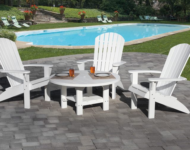 outdoor poly patio furnishings