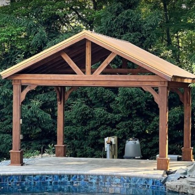 best cedar pavilion for the backyard